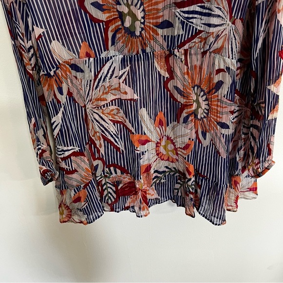 Soft Surroundings Tory Sheer Embroidered Tunic - Picture 11 of 13